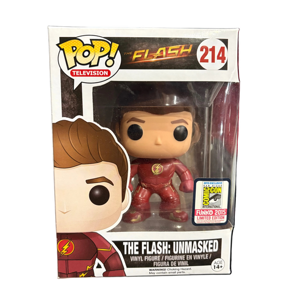 Funko Pop! The Flash: Unmasked (2015 SDCC Limited Edition) #214 (some box damage)