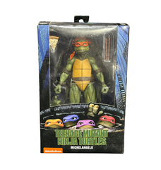 Neca: Teenage Mutant Ninja Turtles - Michelangelo 7 inch Action Figure (light shelf wear)