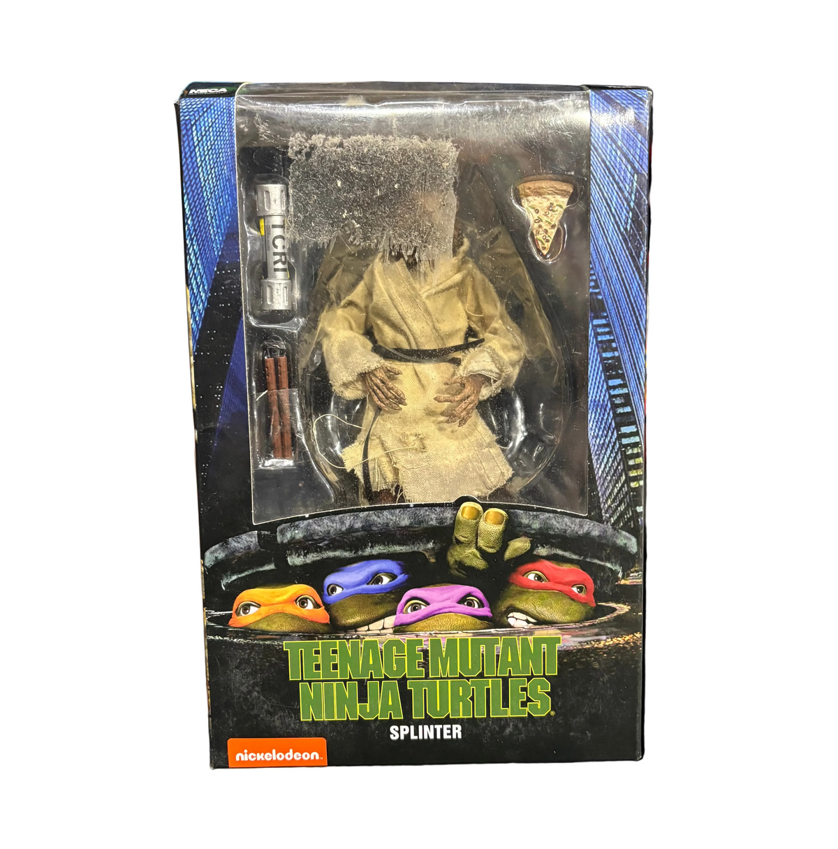Neca: Teenage Mutant Ninja Turtles - Splinter 7 inch Action Figure (some box damage)