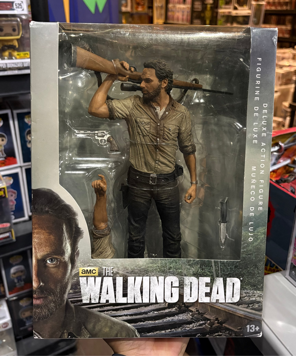 McFarlane Toys: The Walking Dead - Rick Grimes 10 inch Action Figure (light shelf wear)