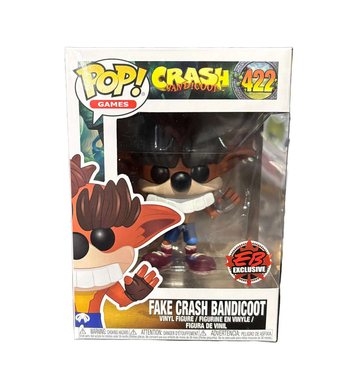 Funko Pop! Crash Bandicoot: Fake Crash Bandicoot (Eb Exlusive) #422