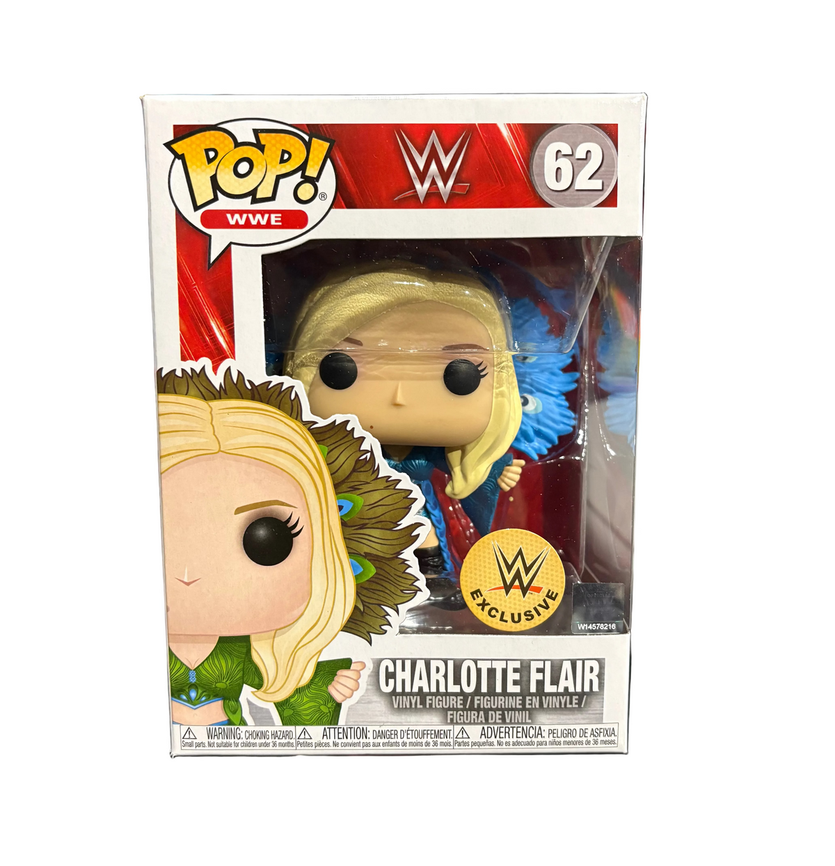 Funko Pop! WWE: Charlotte Flair (WWE Exclusive) #62