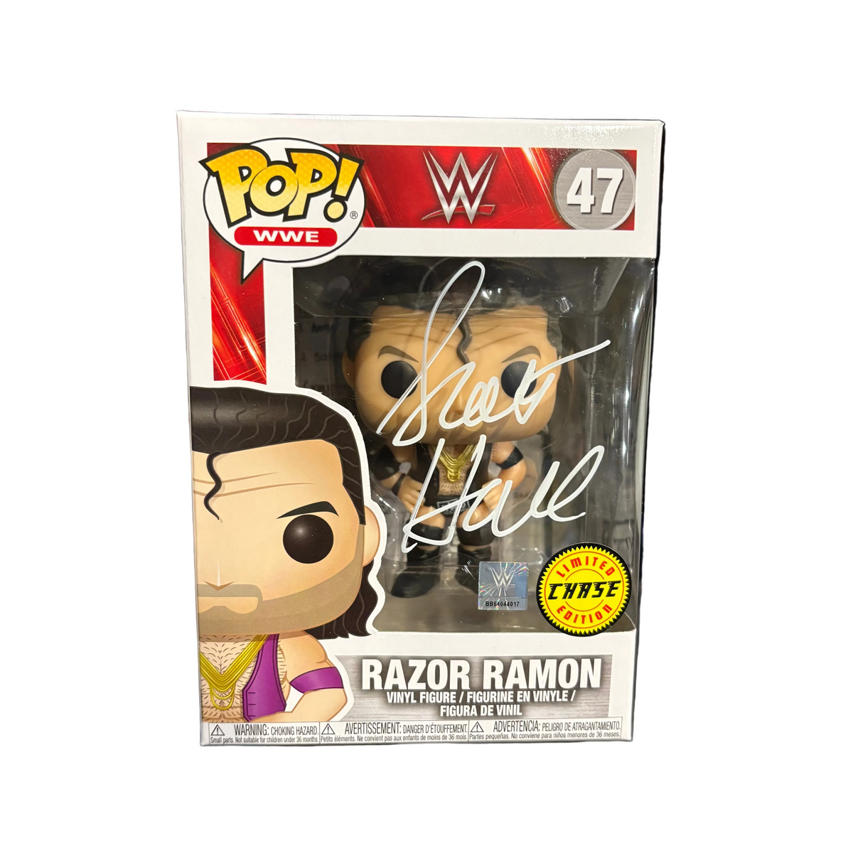 Funko Pop! WWE: Razor Ramon (Chase) [Signed by Scott Hall - NO COA] #47