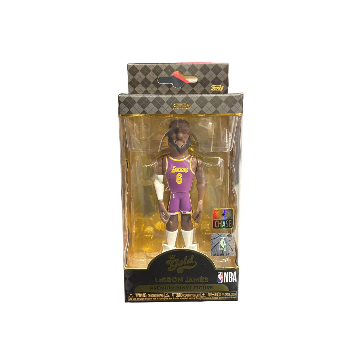 Funko Gold - Lakers: LeBron James (Chase) Premium Vinyl Figure