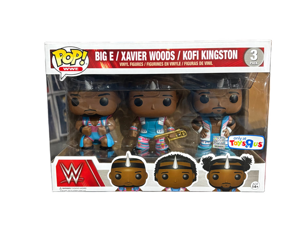 Funko Pop! WWE: Big E / Xavier Woods / Kofi Kingston (Toys R Us Exclusive)