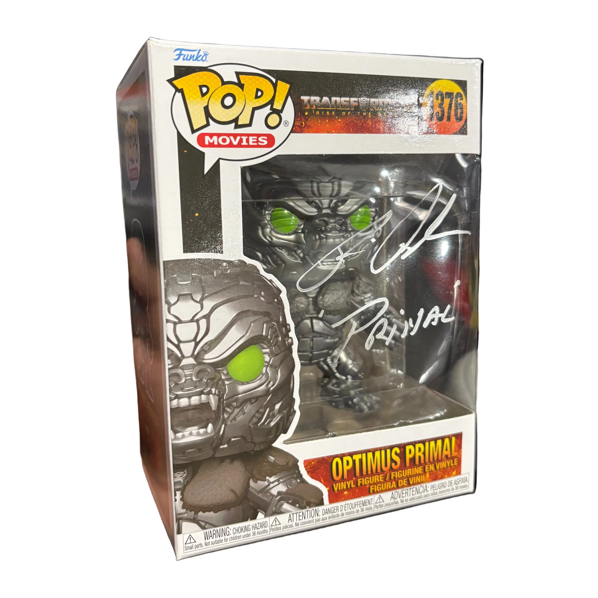 Funko Pop! Transformers Rise of the Beasts: Optimus Primal (Signed by Ron Perlman - NO COA) #1376