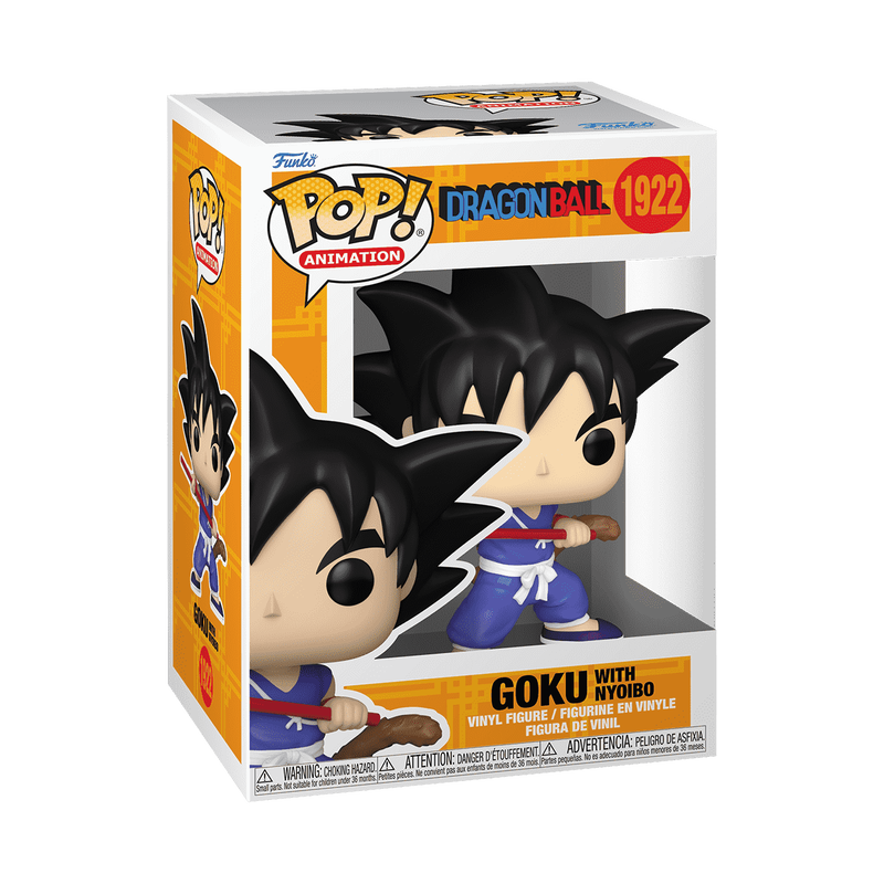 Funko Pop! Dragon Ball Goku with Nyoibo #1922 in retail box with no stickers