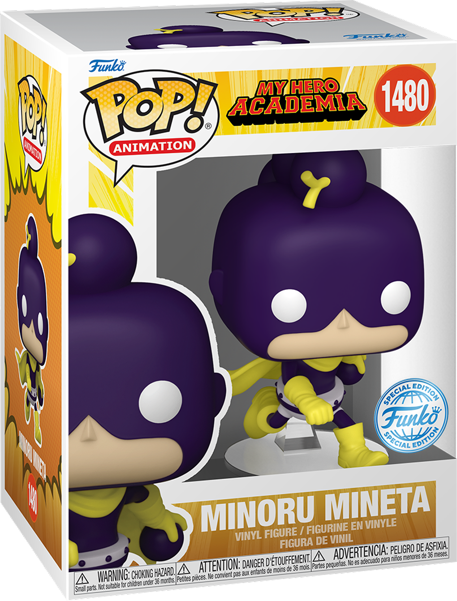 Funko Pop My Hero Academia Minoru Mineta Special Edition number 1480 boxed figure