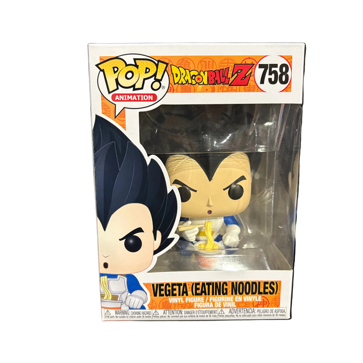 Funko Pop! Dragon Ball Z: Vegeta (Eating Noodles) #758