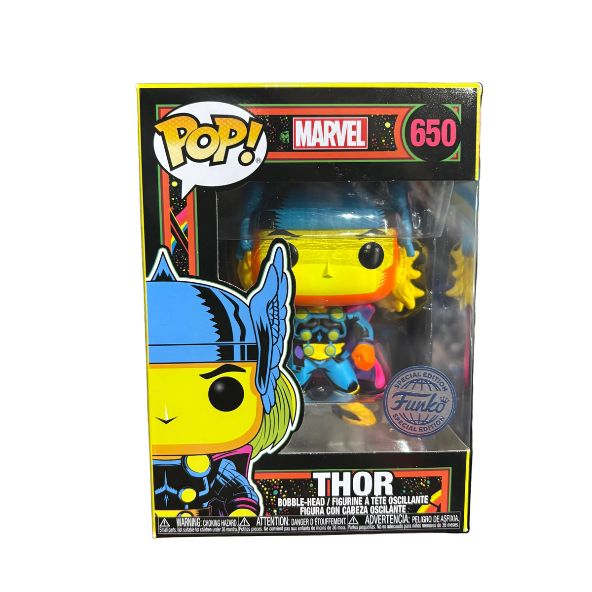 Funko Pop! Marvel: Thor (Black Light) (Special Edition) #650