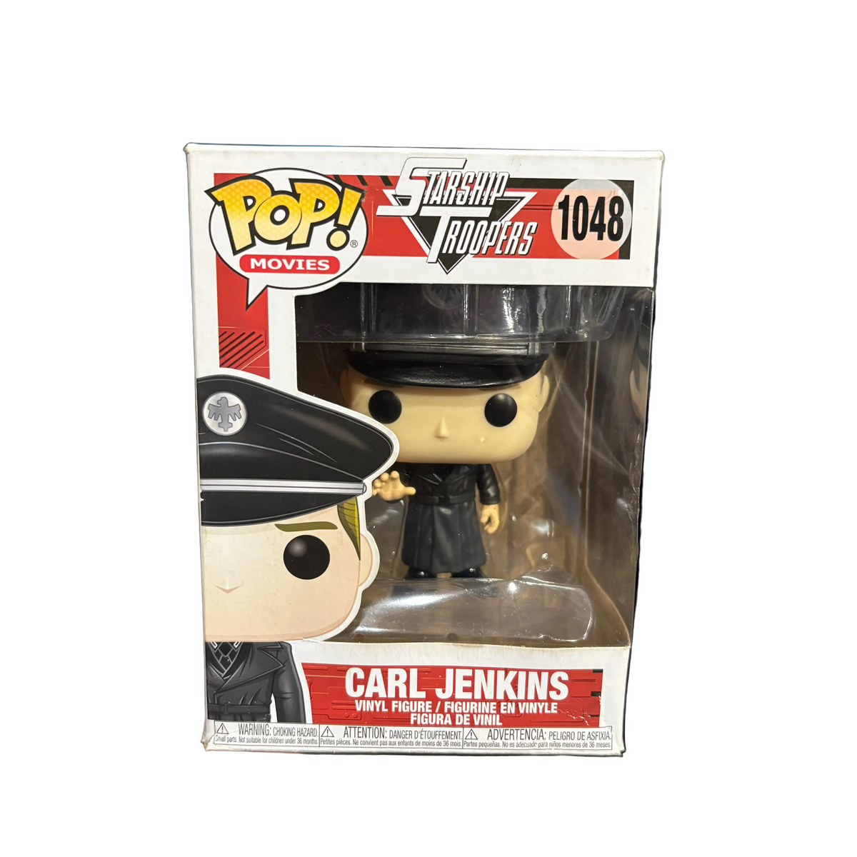 Funko Pop! Starship Troopers: Carl Jenkins #1048 (some box damage)