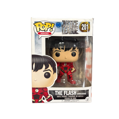 Funko Pop! Justice League: The Flash [unmasked] #201 (some box damage)