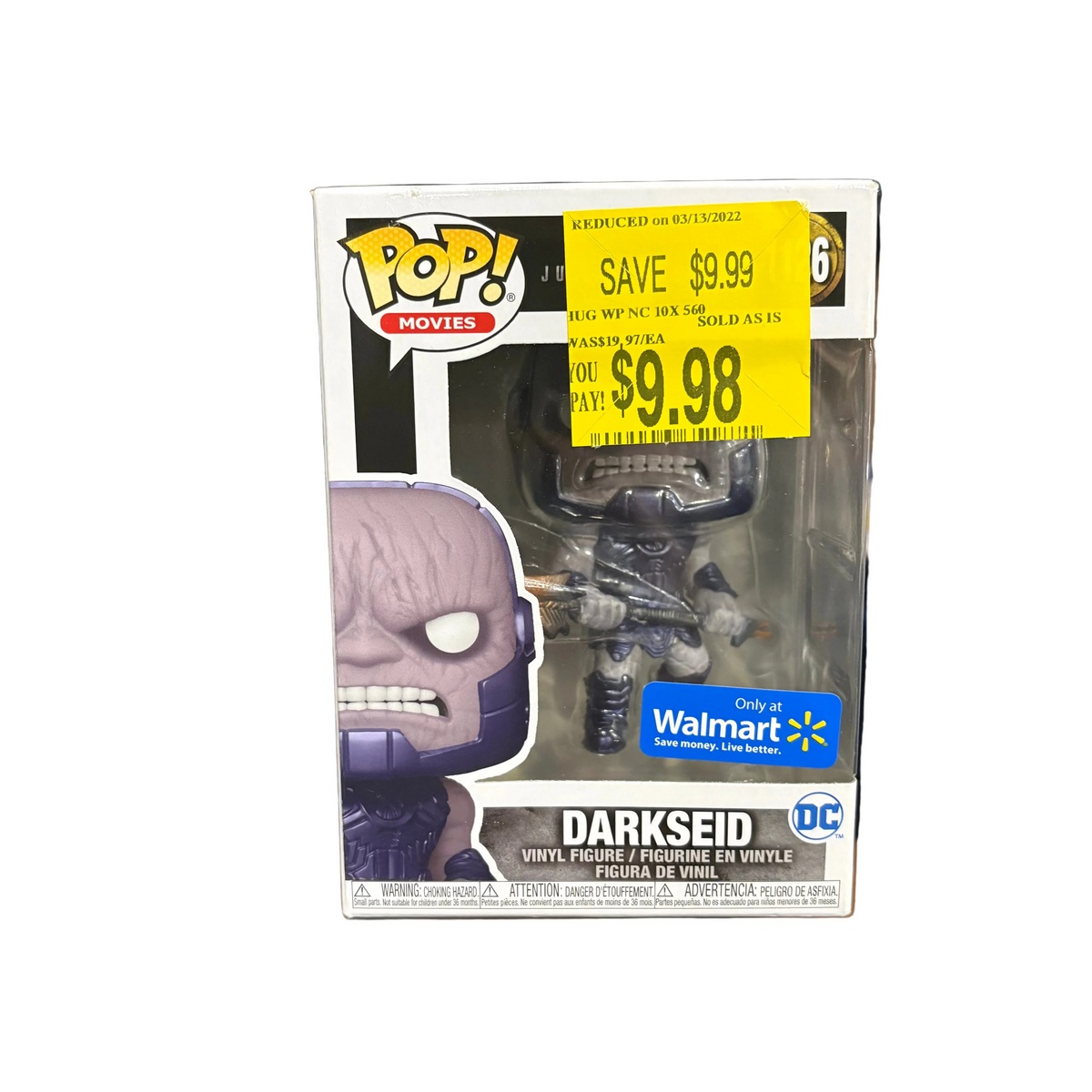 Funko Pop! Zack Snyder's Justice League: Darkseid (Metallic) (Walmart Exclusive) #1126