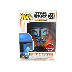 Funko Pop! Star Wars: Death Watch Mandalorian (No Stripes) (EB Exclusive) #361