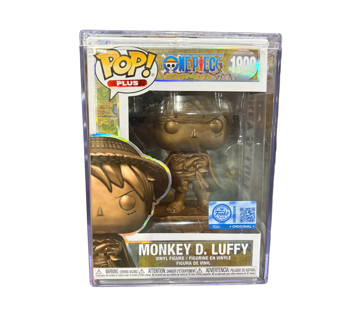 Funko Pop! One Piece: Monkey D. Luffy (Special Edition) #1900 (hard stack included) Bronze