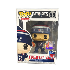 Funko Pop! NFL New England Patriots: Tom Brady #59 (minor box damage)
