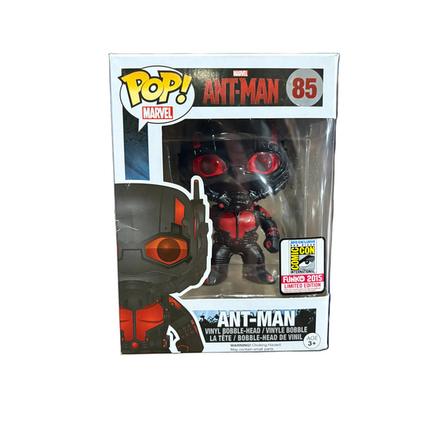 Funko Pop! Marvel: Blackout Ant-Man (2015 San Diego Comic-Con Exclusive) #85 (light crease on box)