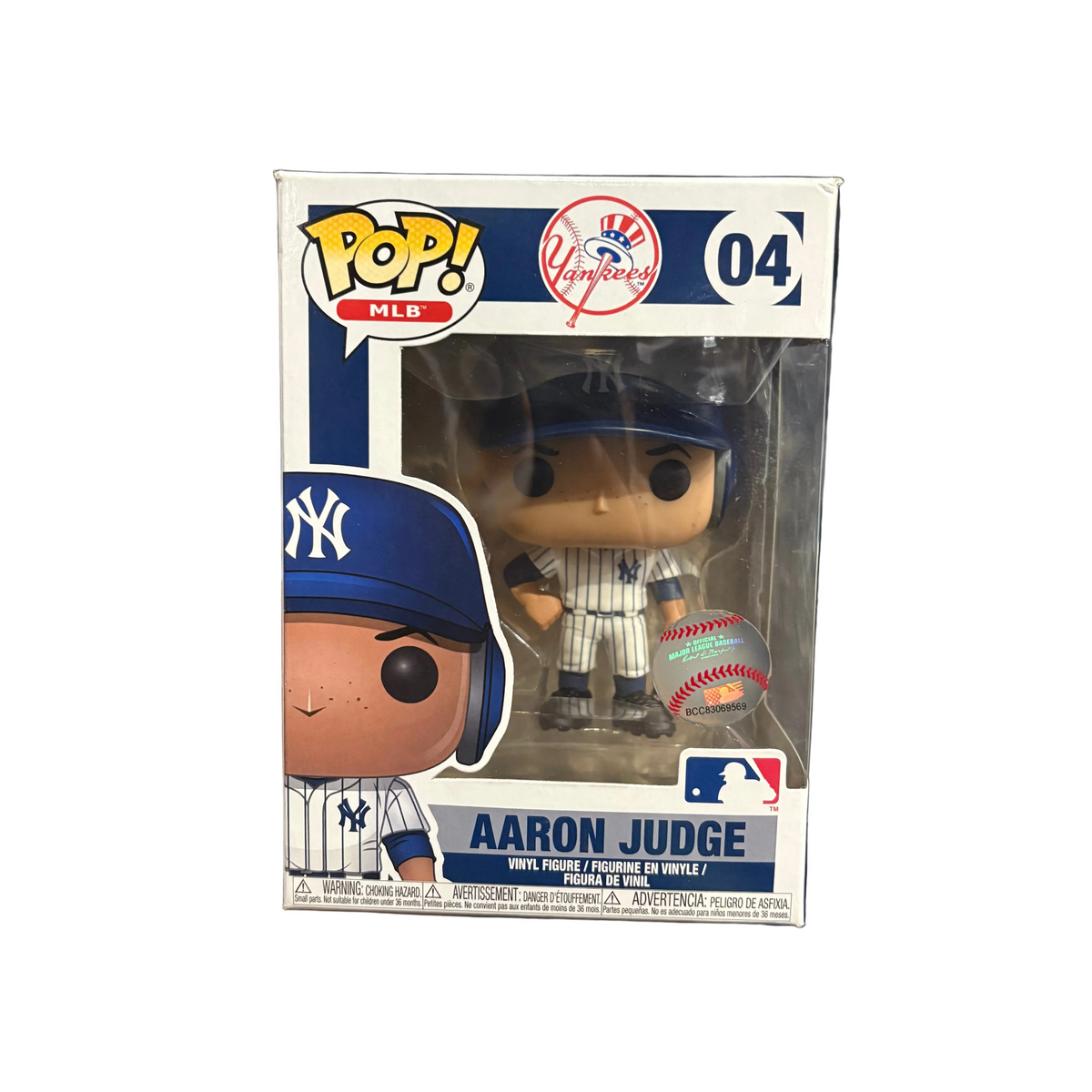 Funko Pop! MLB New York Yankees: Aaron Judge #04 (minor box damage)