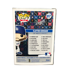 Funko Pop! MLB Los Angeles Dodgers: Clayton Kershaw #07 (minor box damage)