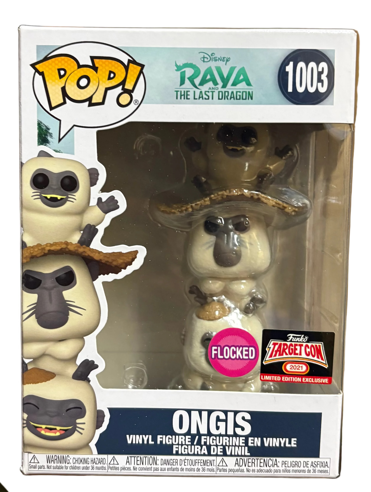 Funko Pop! Raya and the Last Dragon: Ongis (Flocked) (2021 TargetCon Exclusive) #1003