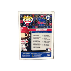 Funko Pop! MLB Philadelphia Phillies: Bryce Harper #34 (minor box damage)