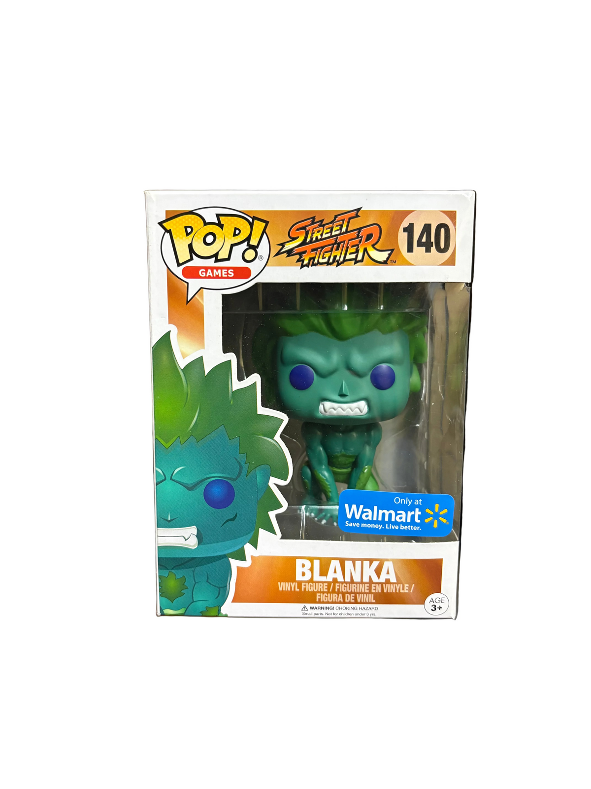 Funko Pop! Street Fighter: Blanka (Blue/Green) (Walmart Exclusive) #140