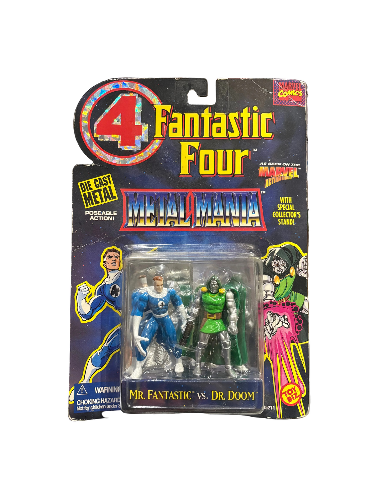 Toy Biz: Fantastic Four - Metal Mania: Mr. Fantastic vs. Dr. Doom (shelf wear)