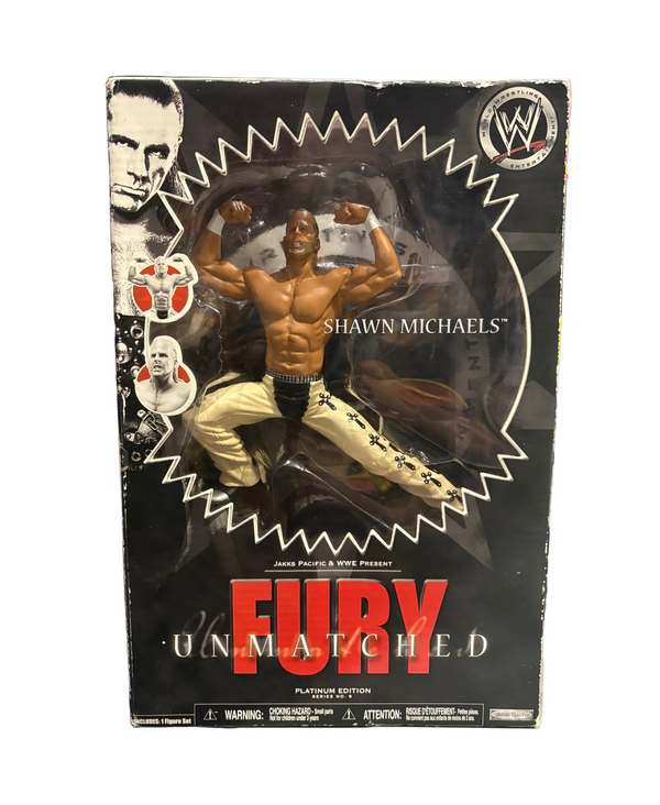 Jakks Pacific WWE Fury Unmatched: Shawn Michaels (shelf wear)