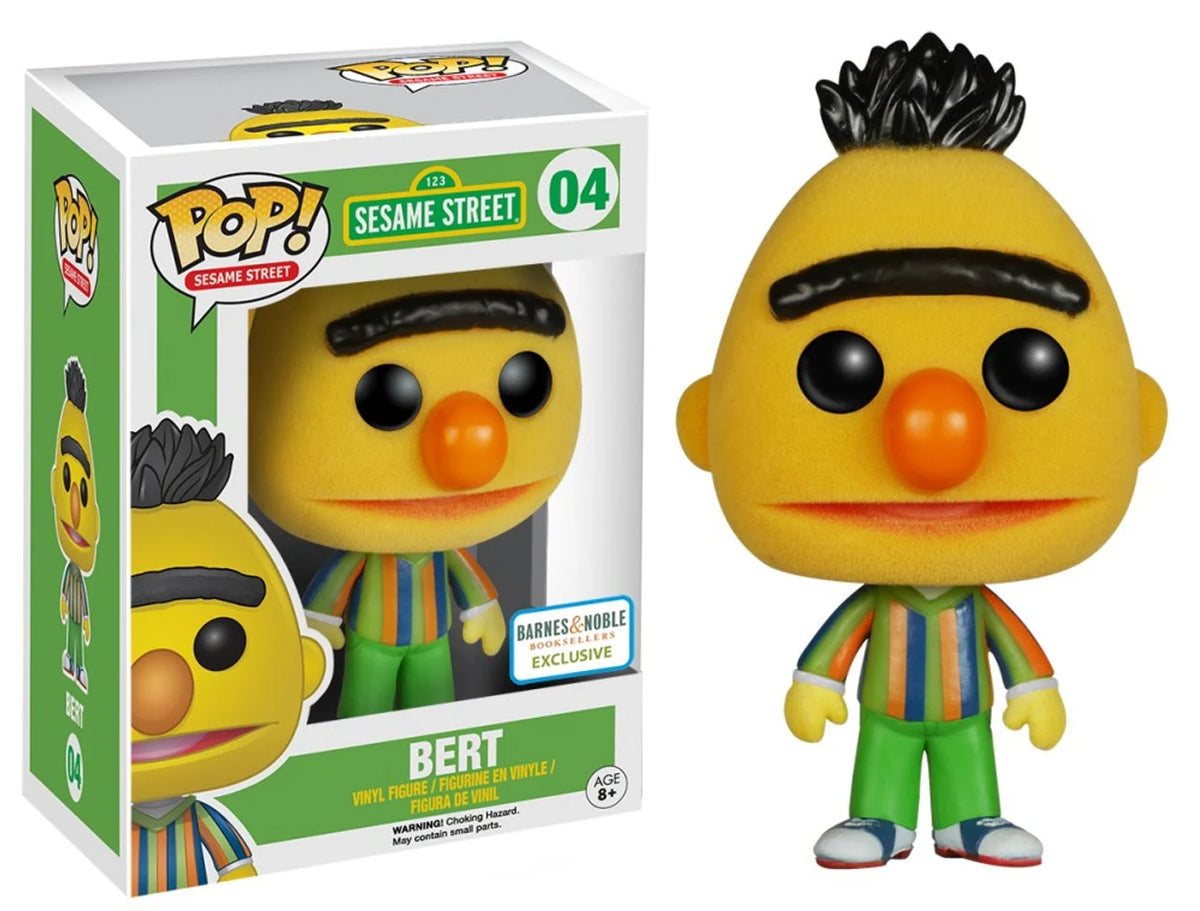 Funko Pop! Sesame Street: Bert (Flocked) (Barnes & Noble Exclusive) #04