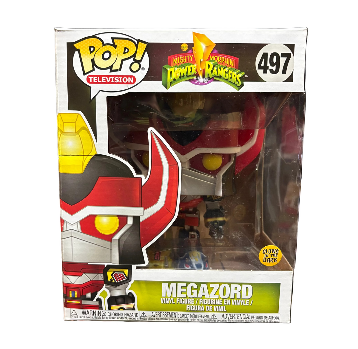 Funko Pop! Power Rangers: Megazord (Glow) #497 (minor damage)