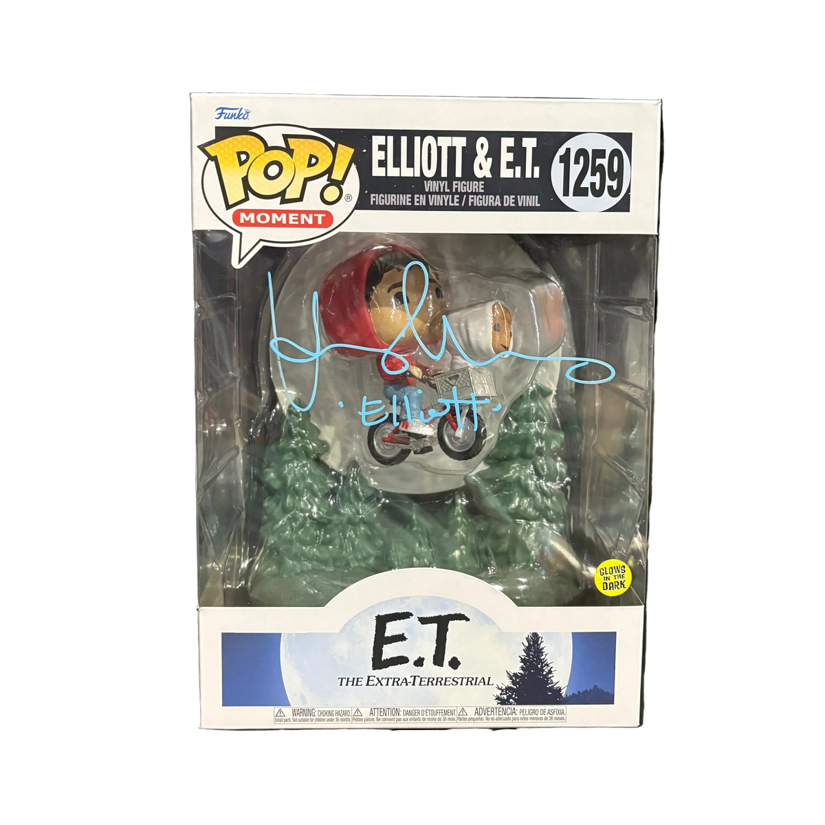 Funko Pop! E.T. The Extra-Terrestrial: Elliott & E.T. (signed by Henry Thomas - COA) #1259