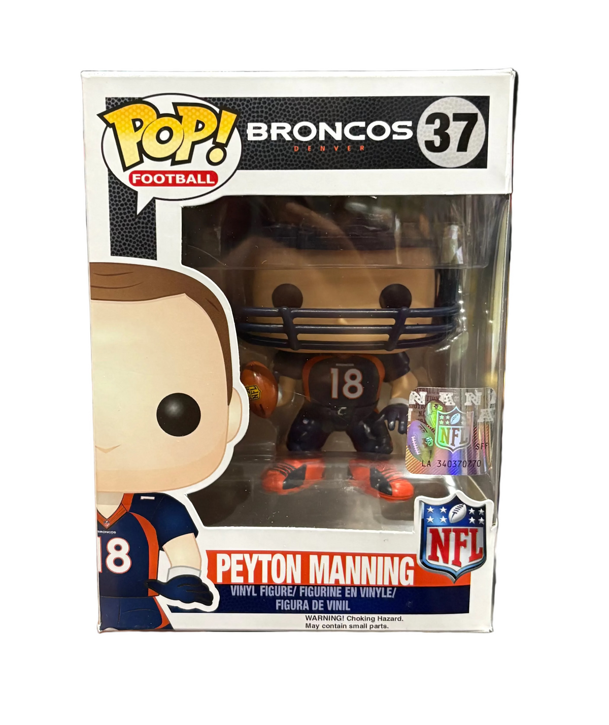 Funko Pop! NFL Denver Broncos: Peyton Manning #37