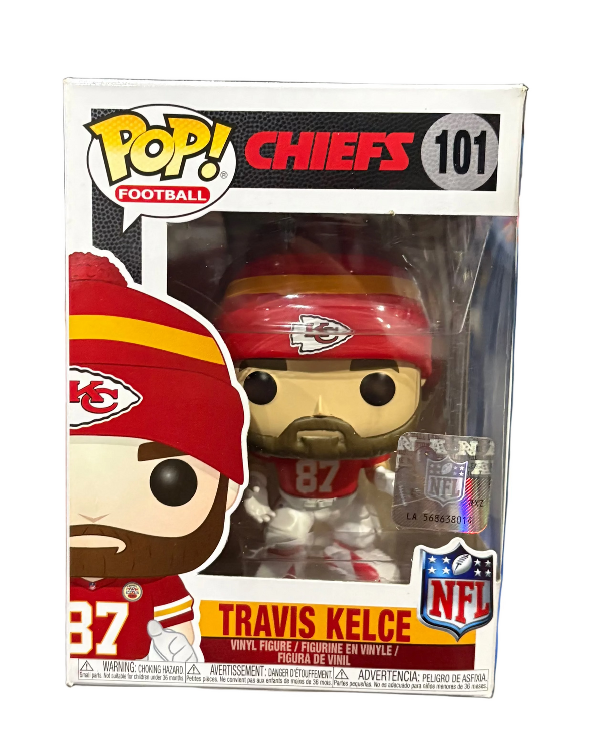 Funko Pop! NFL Kansas City Chiefs: Travis Kelce #101