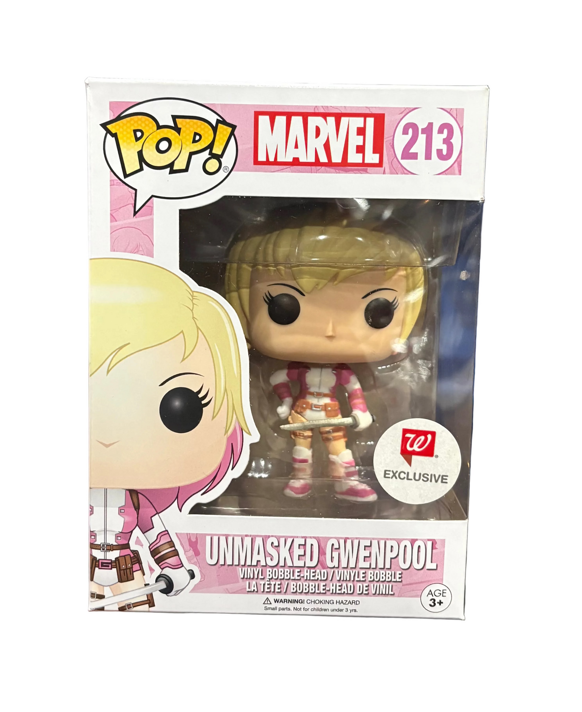 Funko Pop! Marvel: Unmasked Gwenpool (Walgreens Exclusive) #213