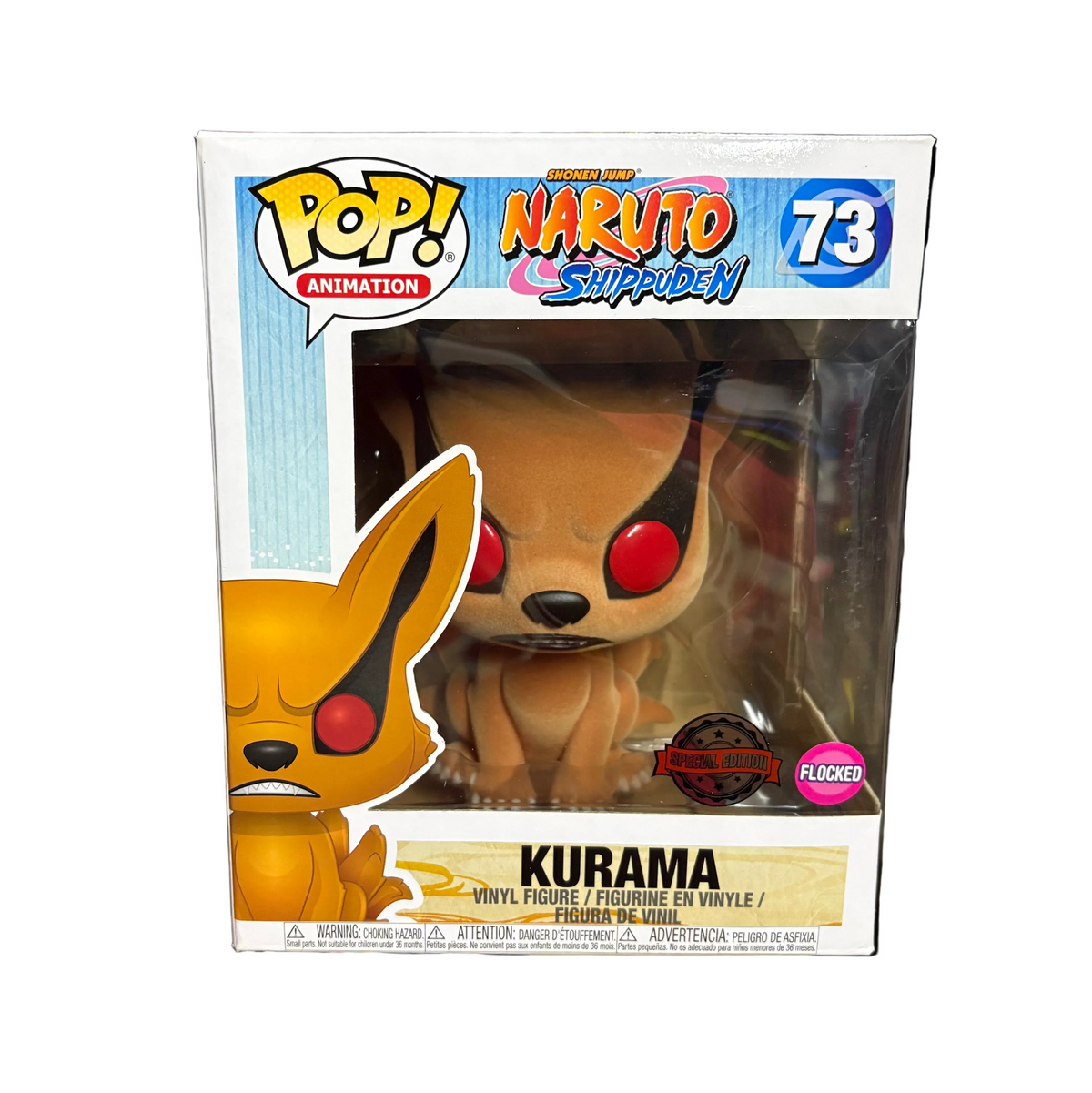 Funko Pop! Naruto Shippuden: Kurama (Flocked) (Special Edition) #73