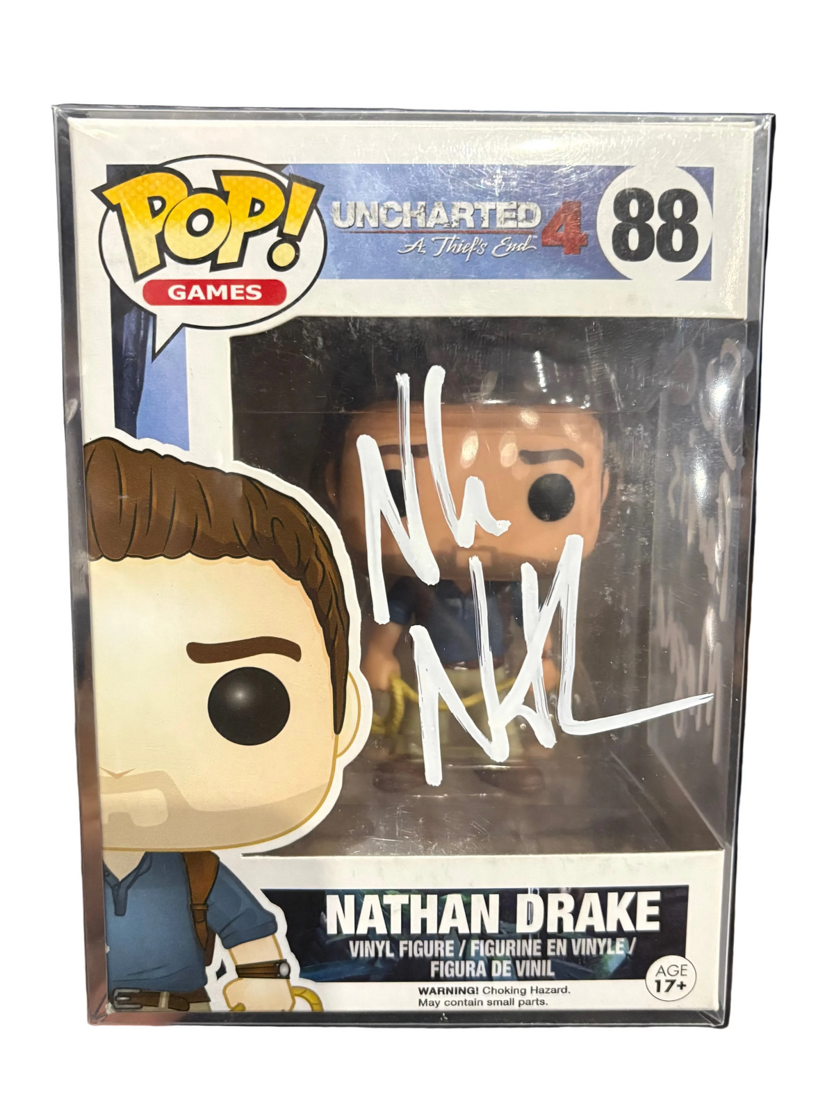 Funko Pop! Nathan Drake (Signed by Nolan North - COA) #88