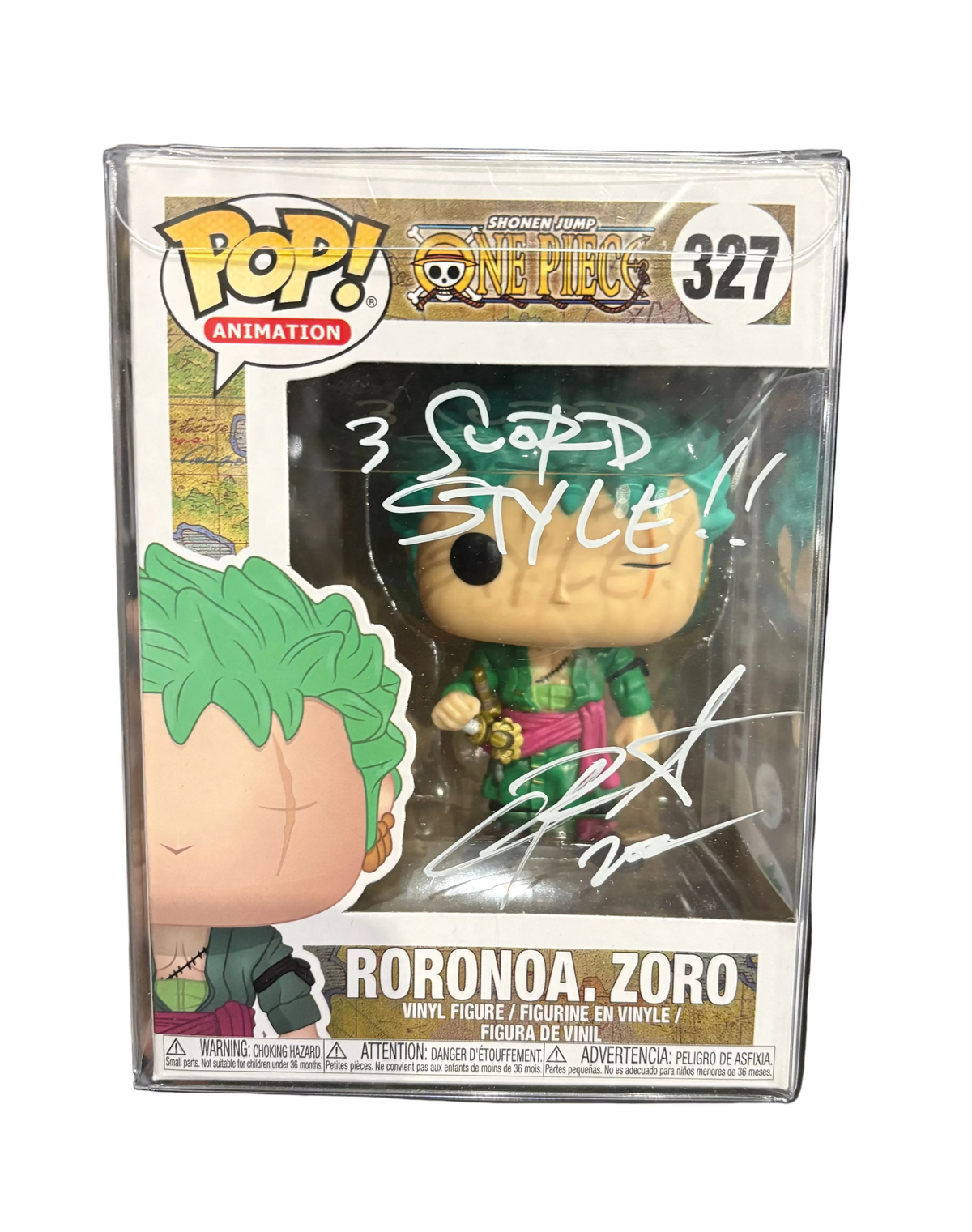 Funko Pop! Roronoa. Zoro (Signed by Christopher Sabat - COA) #327