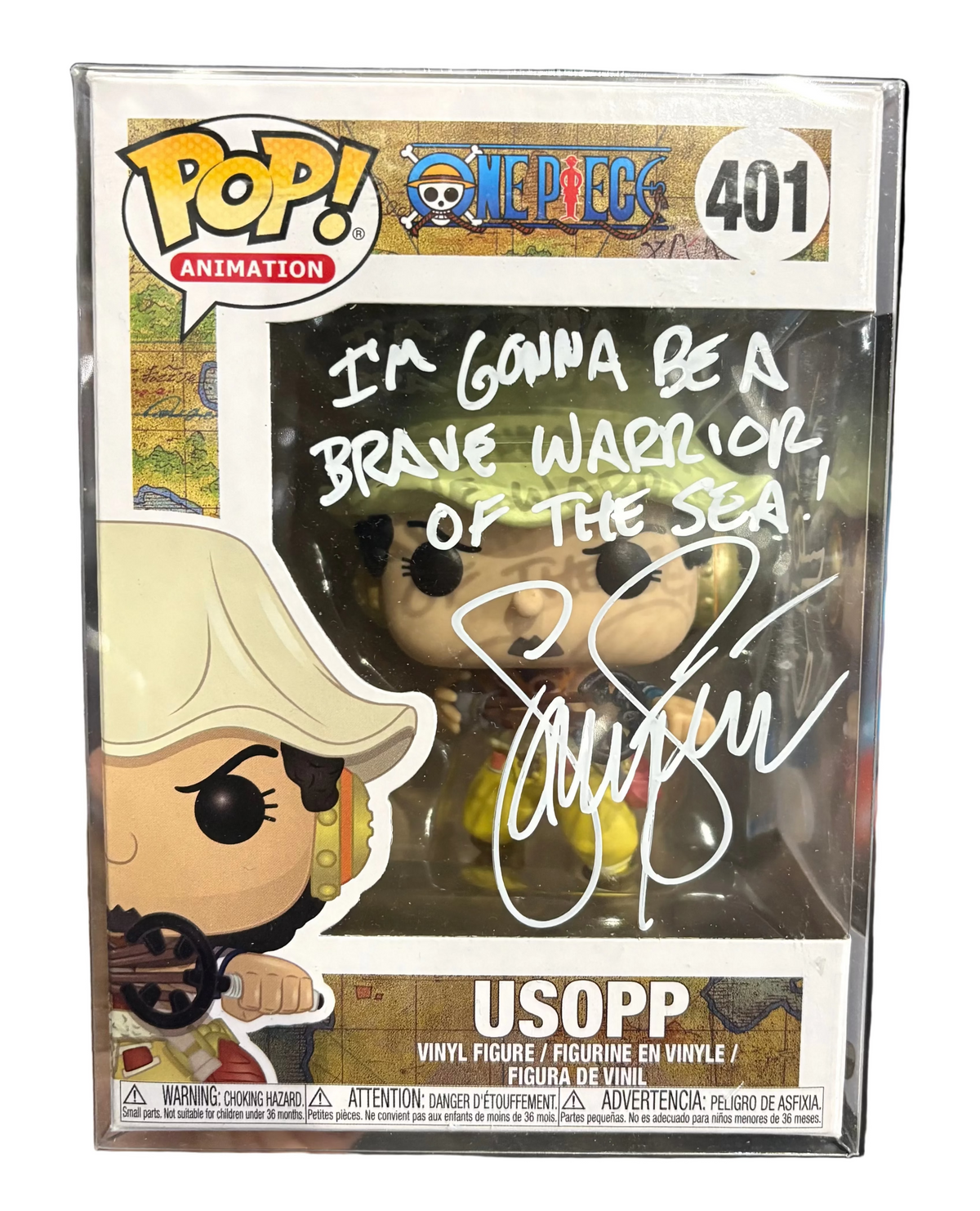 Funko Pop! Usopp (Signed by Sonny Strait - COA) #401