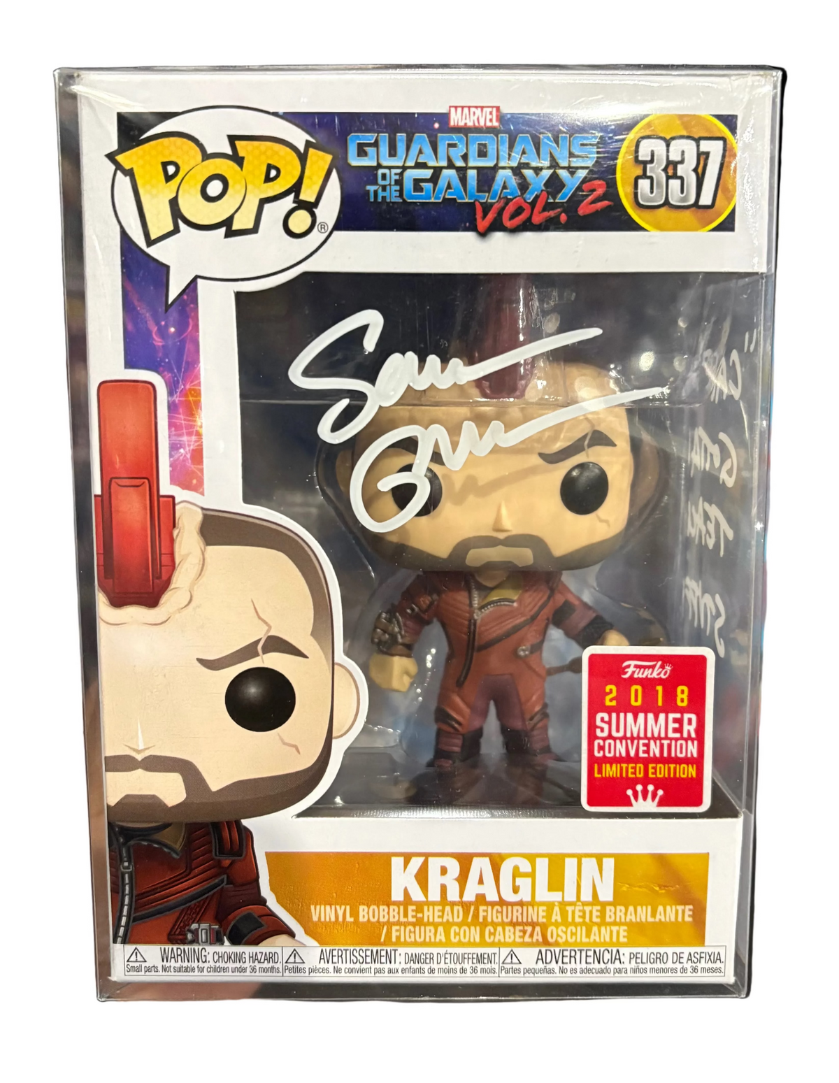 Funko Pop! Kraglin (2018 Summer Convention) [Signed by Sean Gunn - NO COA] #337