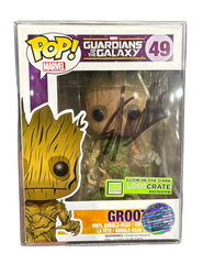 Funko Pop! Groot (Glow - Loot Crate Exclusive) [Signed by Stan Lee] #49
