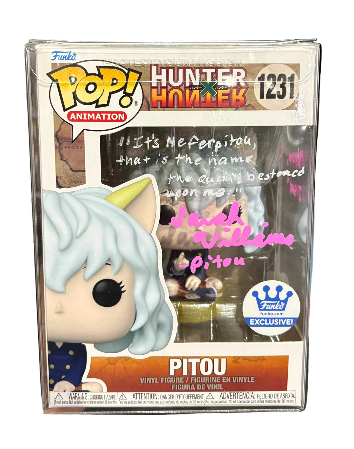 Funko Pop! Pitou (Exclusive) [Signed by Sarah Anne Williams - COA] #1231