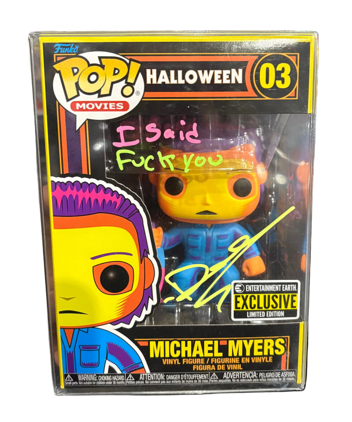 Funko Pop! Michael Myers (Limited Edition) [Signed by Daeg Faerch - COA] #03