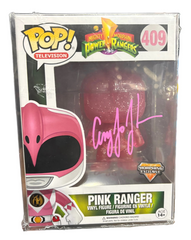 Funko Pop! Pink Ranger (Morphing Exclusive) [Signed by Amy Jo Johnson - COA] #409