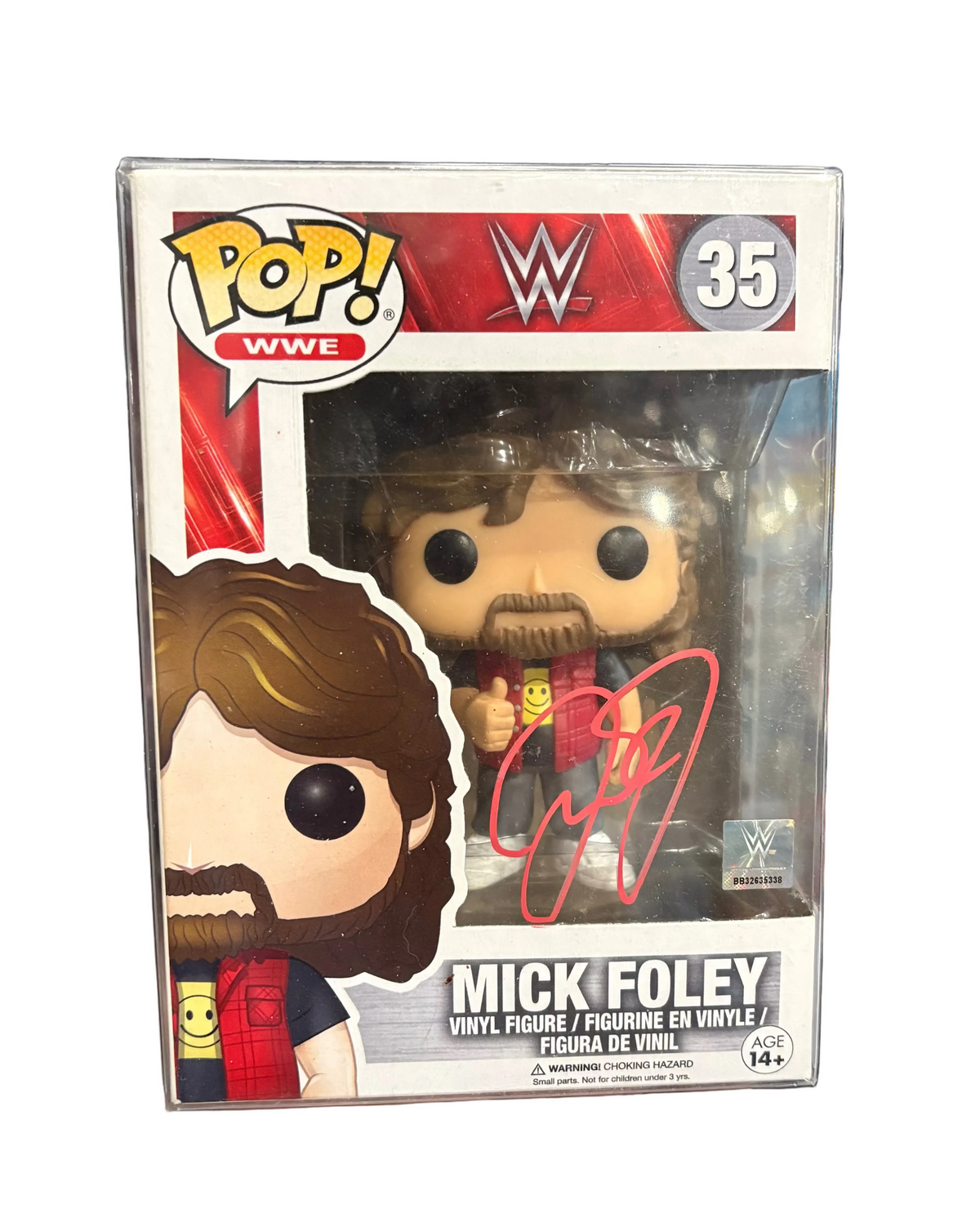 Funko Pop! Mick Foley (Signed by Mick Foley - NO COA) #35