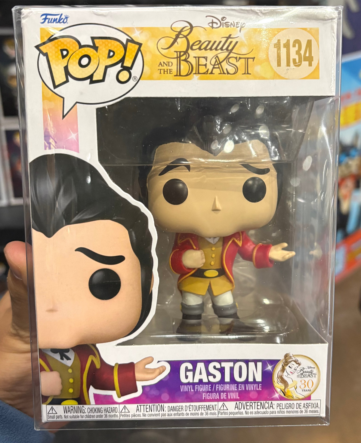 Funko Pop! Gaston #1134 (shelf wear)