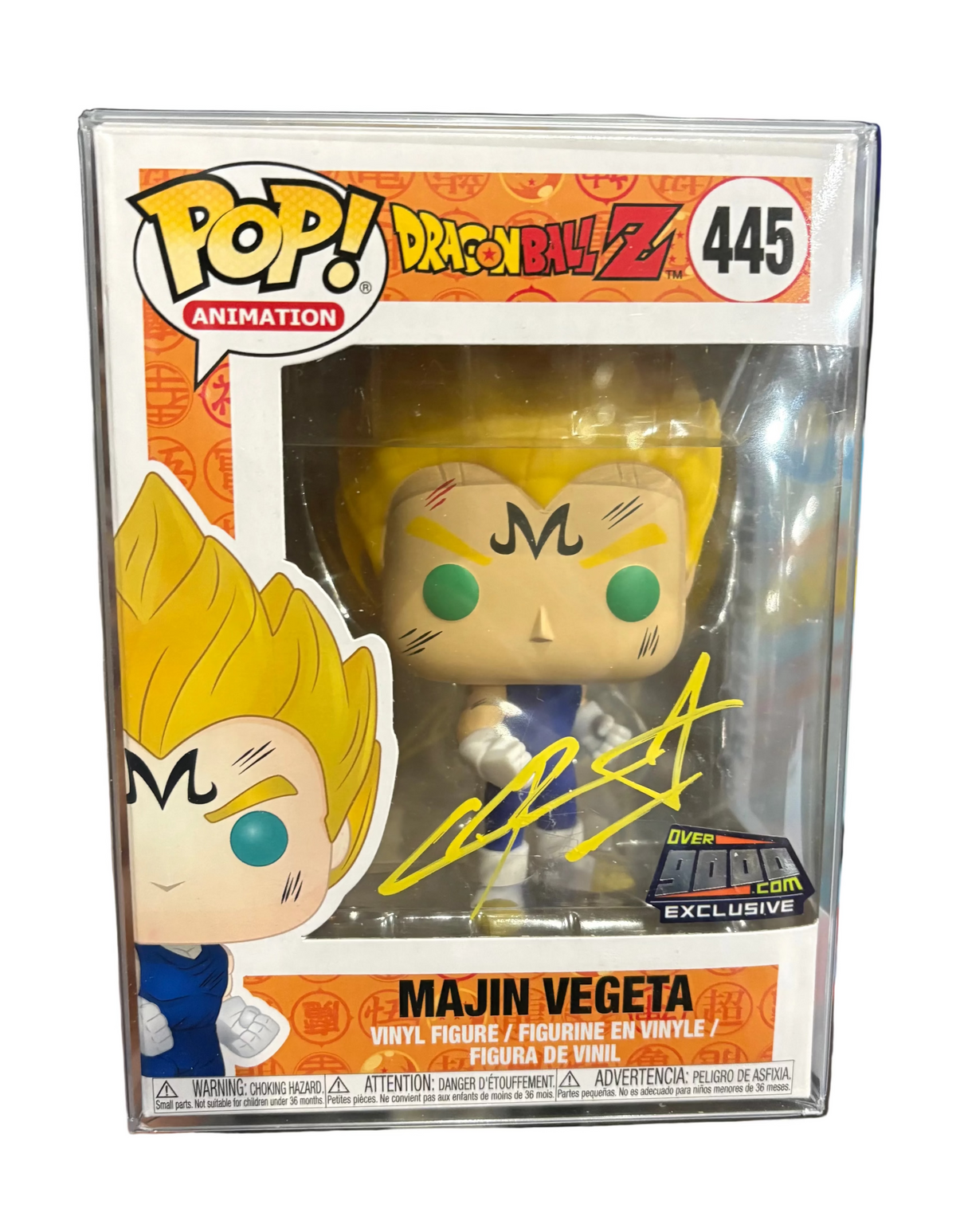 Funko Pop! Majin Vegeta (Exclusive) [Signed by Christopher Sabat - COA] #445