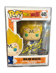 Funko Pop! Majin Vegeta (Exclusive) [Signed by Christopher Sabat - COA] #445