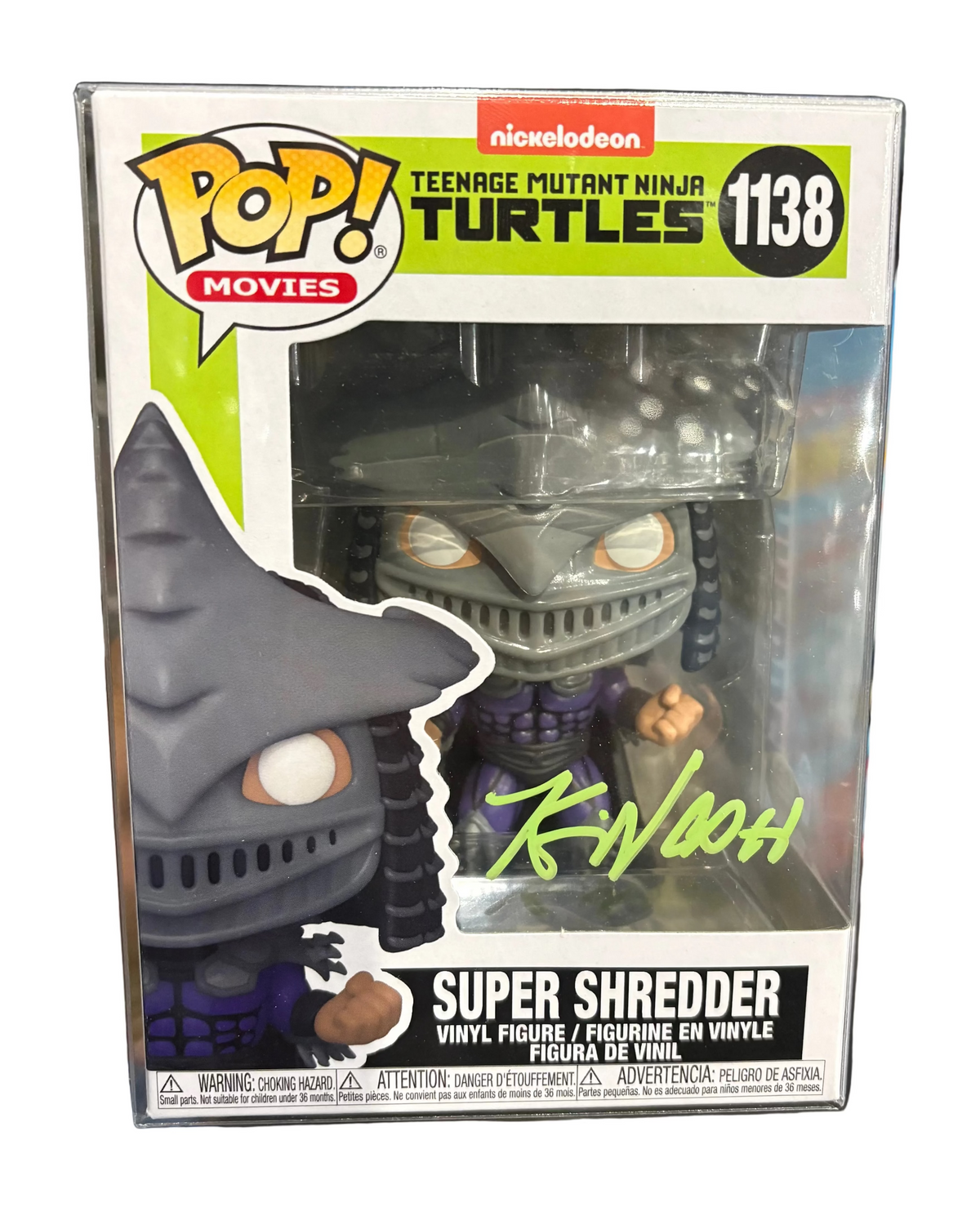 Funko Pop! Super Shredder (Signed By Kevin Nash - COA) #1138