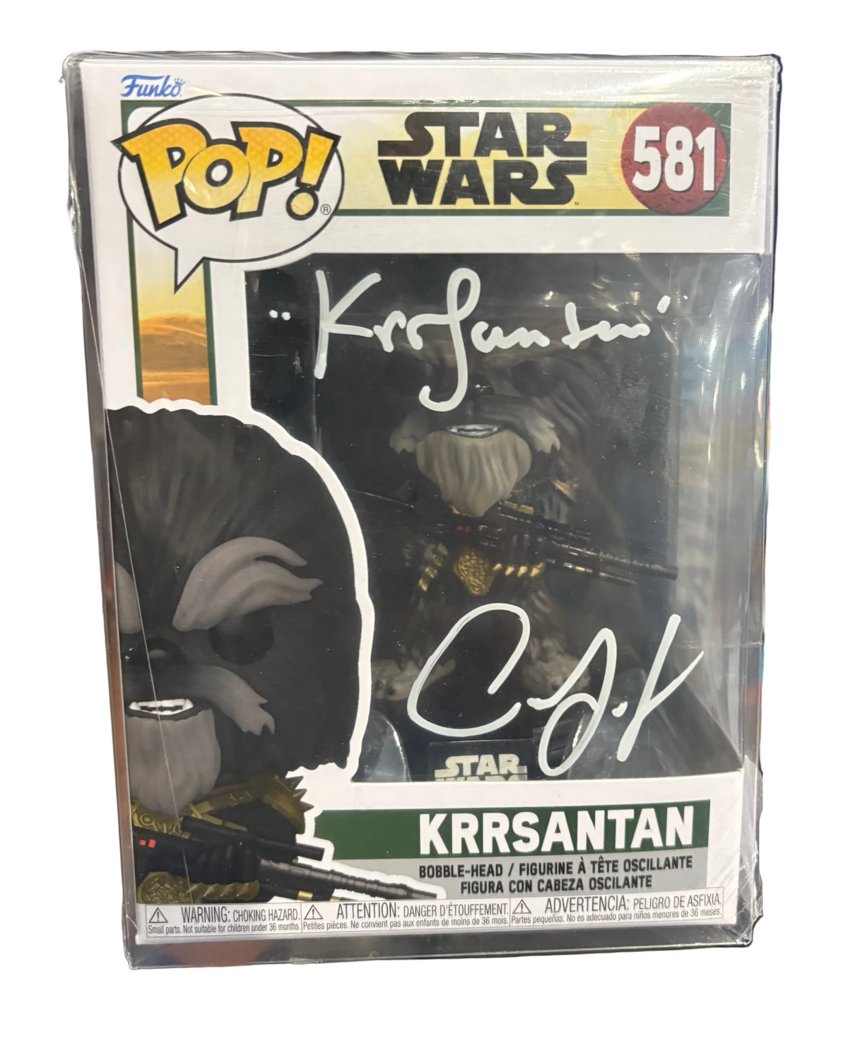 Funko Pop! Krrsantan (Signed by Carey Jones - COA) #581