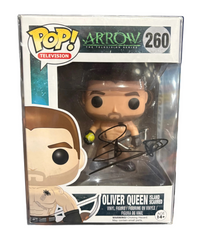 Funko Pop! Oliver Queen Island Scarred (Signed by Stephen Amell - NO COA) #260